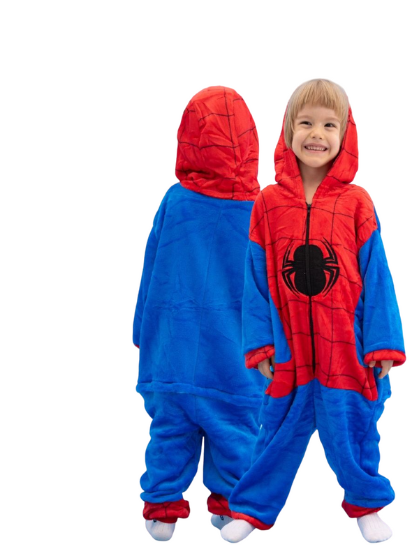 

Кигуруми RaksaKids Человек-Паук, разноцветный, 110, Человек-Паук