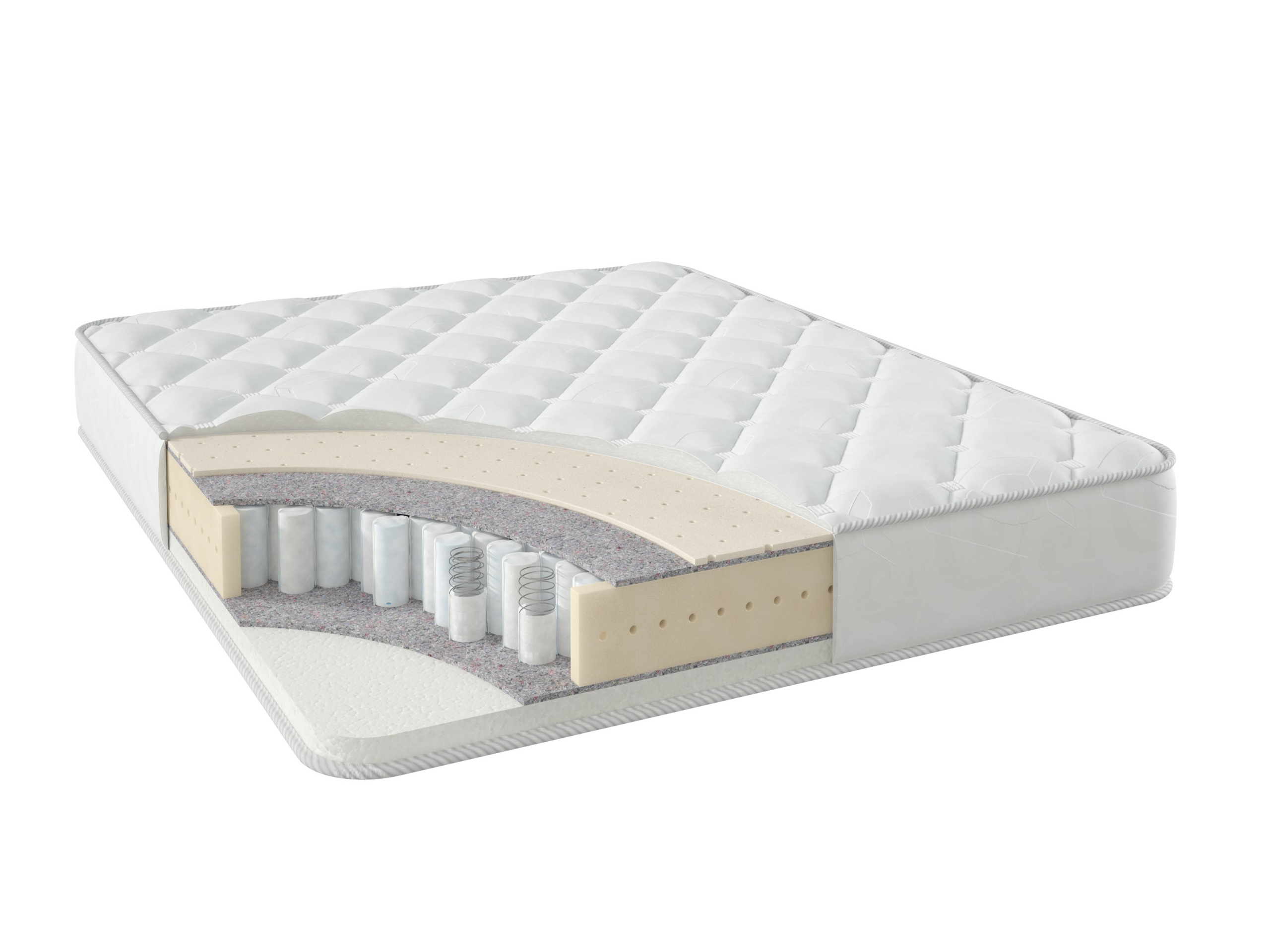 

Матрас Stories Эконом Мемо ТФК 205х220, Бежевый;белый;серый;серебристый, Мемо ТФК