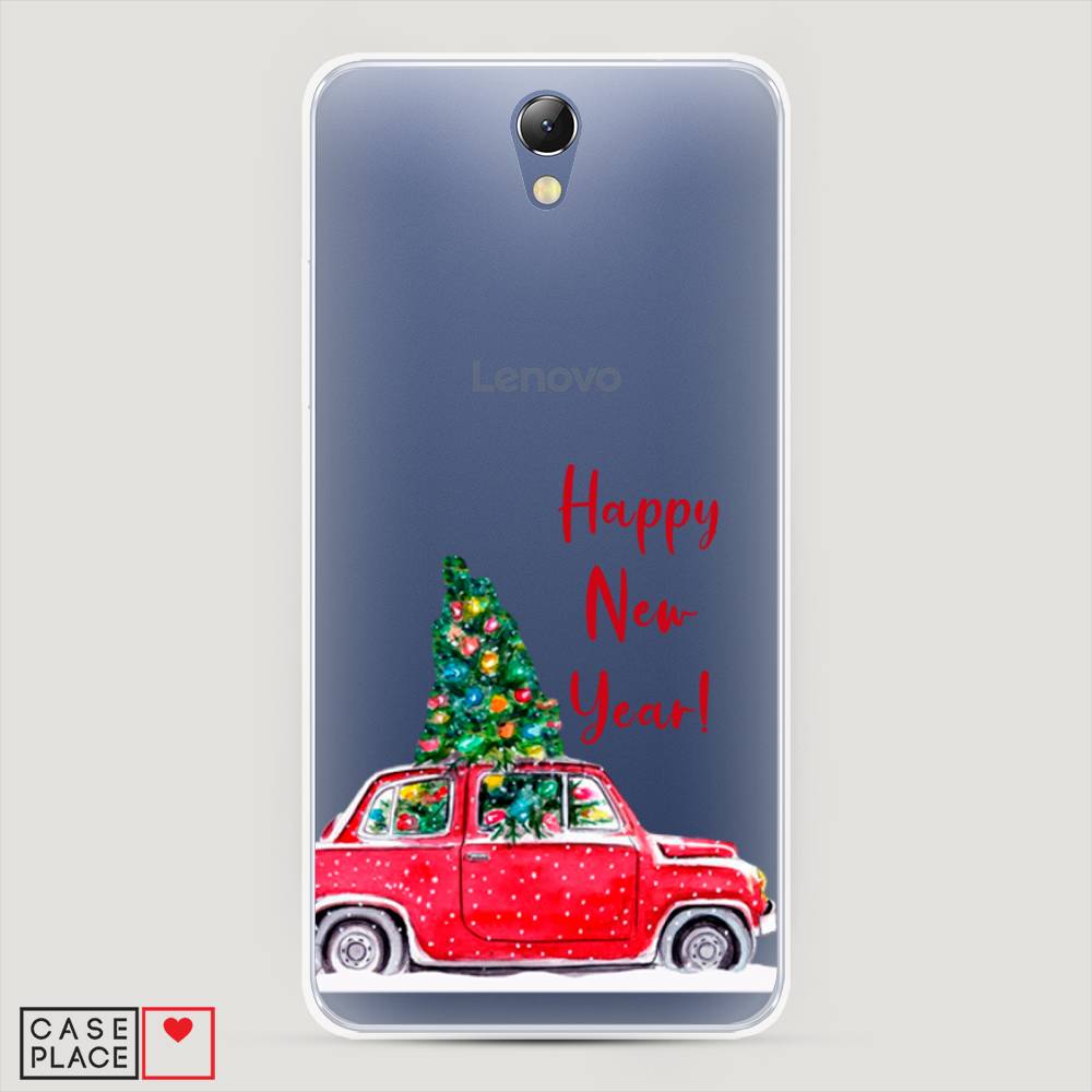 

Чехол на Lenovo Vibe S1 "Happy New Year", Красный;зеленый, 111450-5