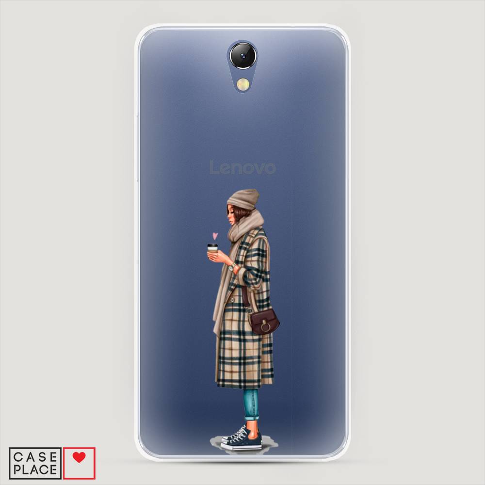 

Чехол на Lenovo Vibe S1 "Утренний кофе", Коричневый;бежевый, 111450-6