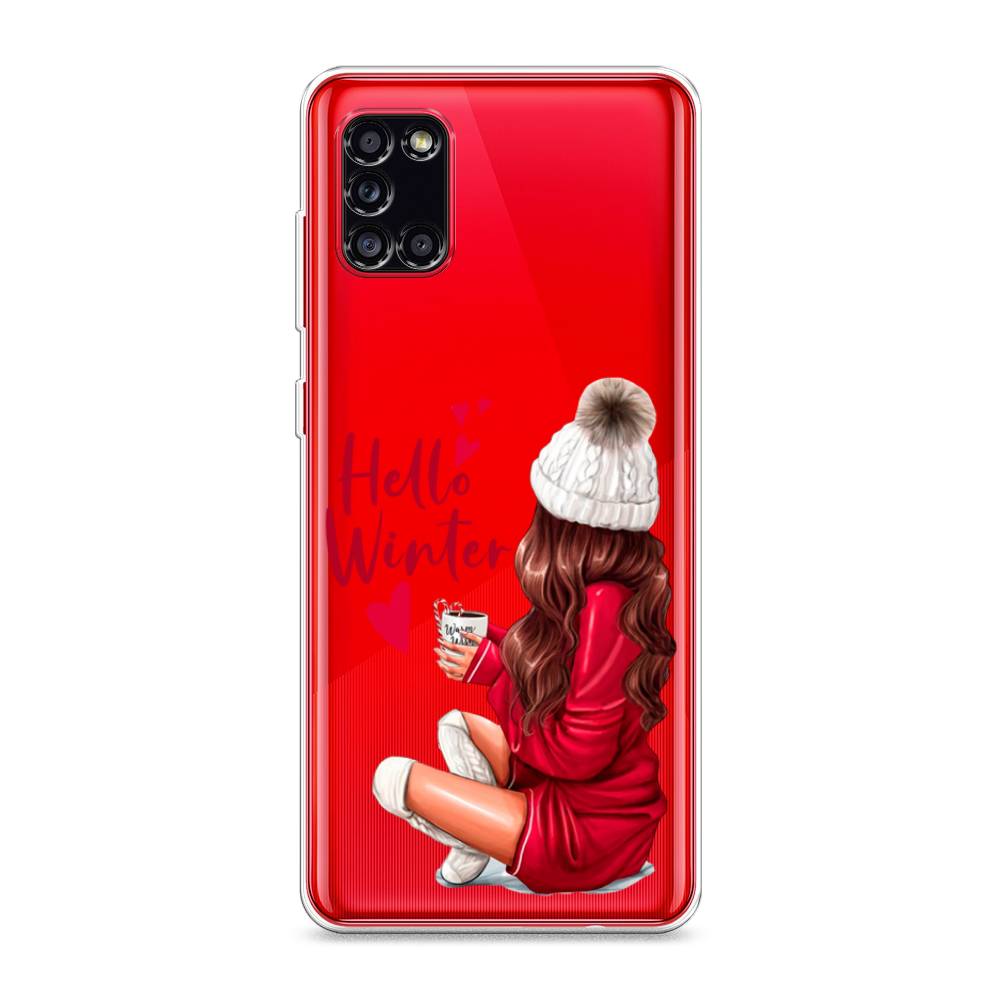 

Чехол для Samsung Galaxy A31 "Hello winter", Красный;белый;коричневый, 2100350-5