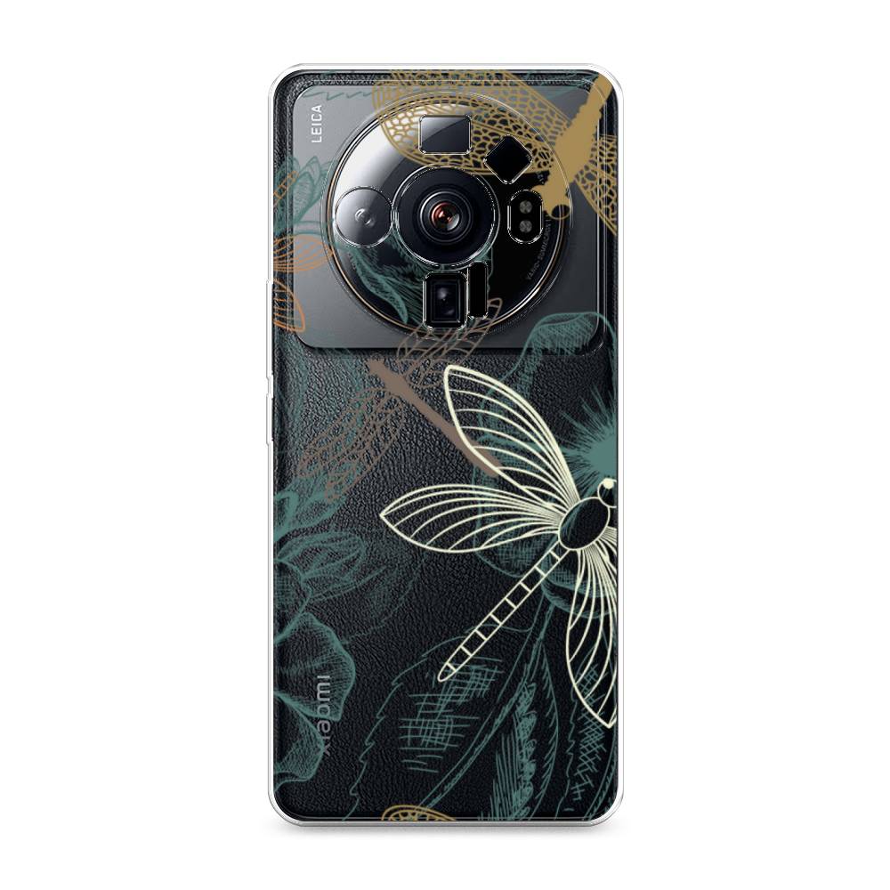 

Чехол Awog на Xiaomi 12S Ultra "Тени стрекоз", Разноцветный, 314550-8