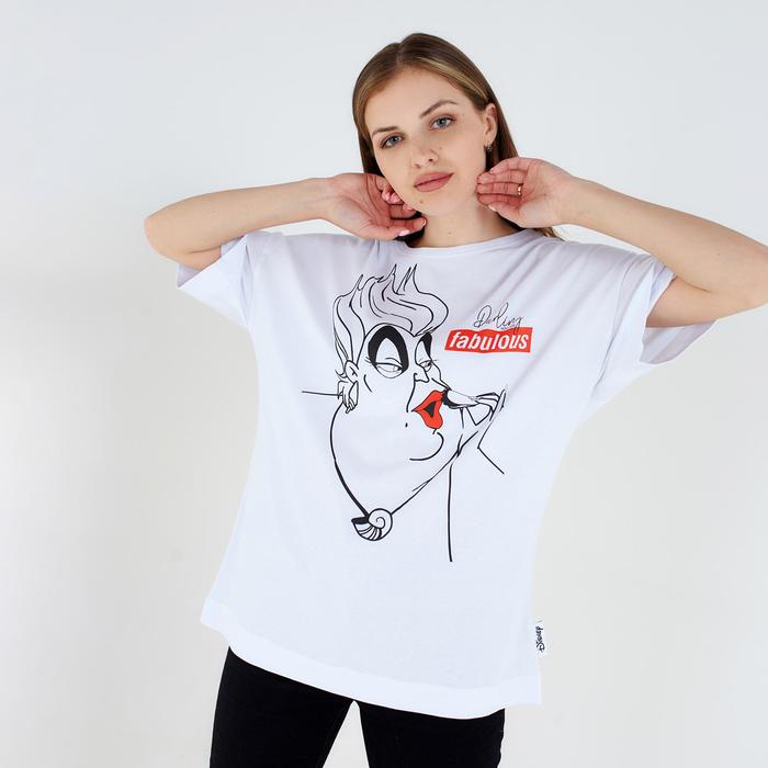 

Футболка «Урсула» Злодейки oversize, цвет белый, Злодейки