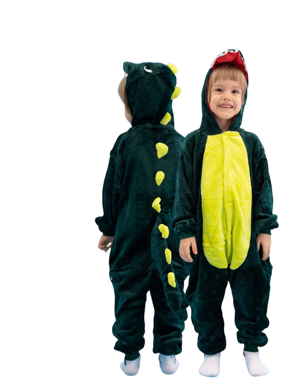 

Кигуруми RaksaKids Динозавр, зеленый, 134, Динозавр