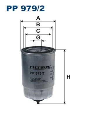 Фильтр топливный FILTRON PP979/2 100056950386