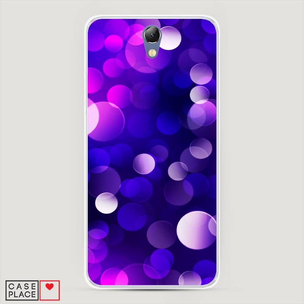

Чехол на Lenovo Vibe S1 "Абстракция 27", Фиолетовый, 111450-3