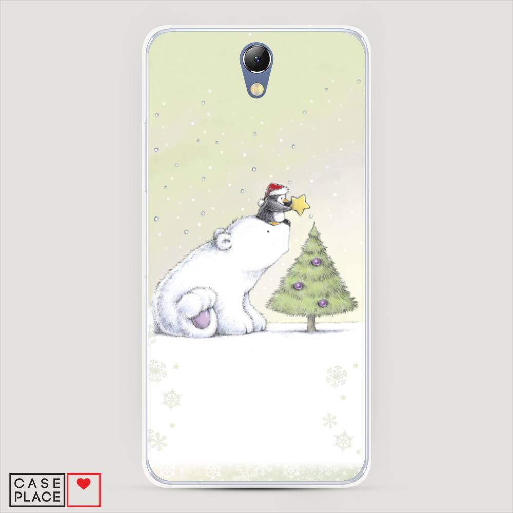 

Чехол на Lenovo Vibe S1 "Украшение елки", Белый;бежевый, 111450-5