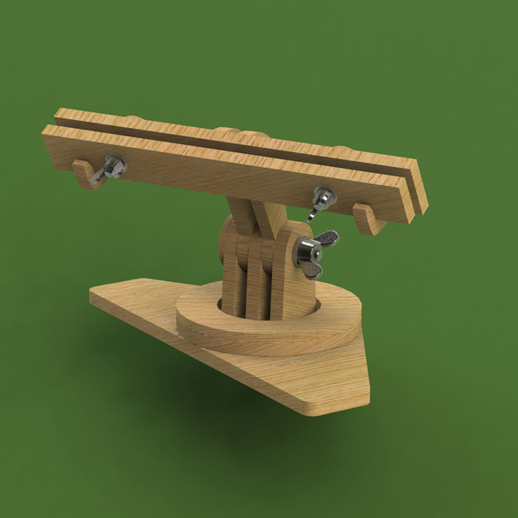 

5054 поворотный 3D держатель для киля