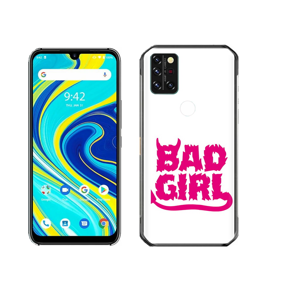 

Чехол MyPads Tocco для Umidigi A7 Pro плохая девочка, Прозрачный, Tocco