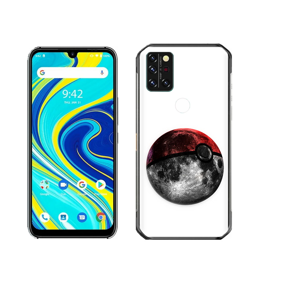 

Чехол MyPads Tocco для Umidigi A7 Pro планета покебол, Прозрачный, Tocco
