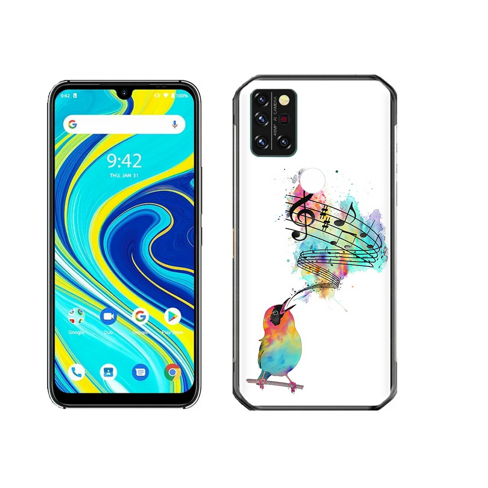 

Чехол MyPads Tocco для Umidigi A7 Pro певчая птичка, Прозрачный, Tocco