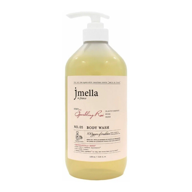 Гель для душа JMELLA In France Sparkling Rose' Body Wash 1000 мл стиральная машина candy rcs34 1052d1 2 07 класс а 1000 об мин 5 кг бело чёрная