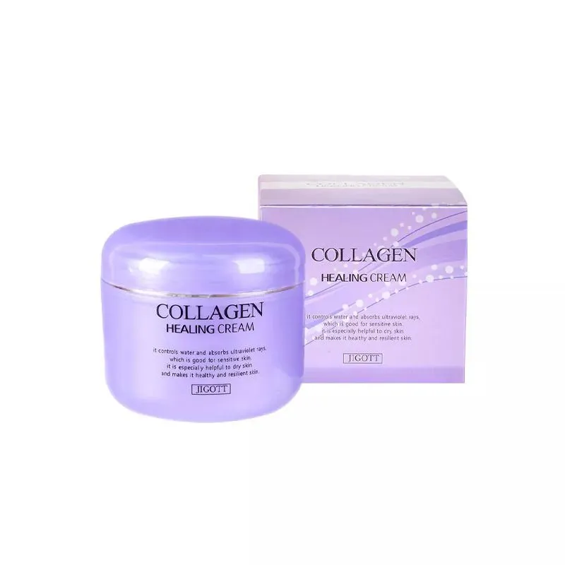 Крем для лица Jigott Коллаген Collagen Healing Cream 100 мл 464₽