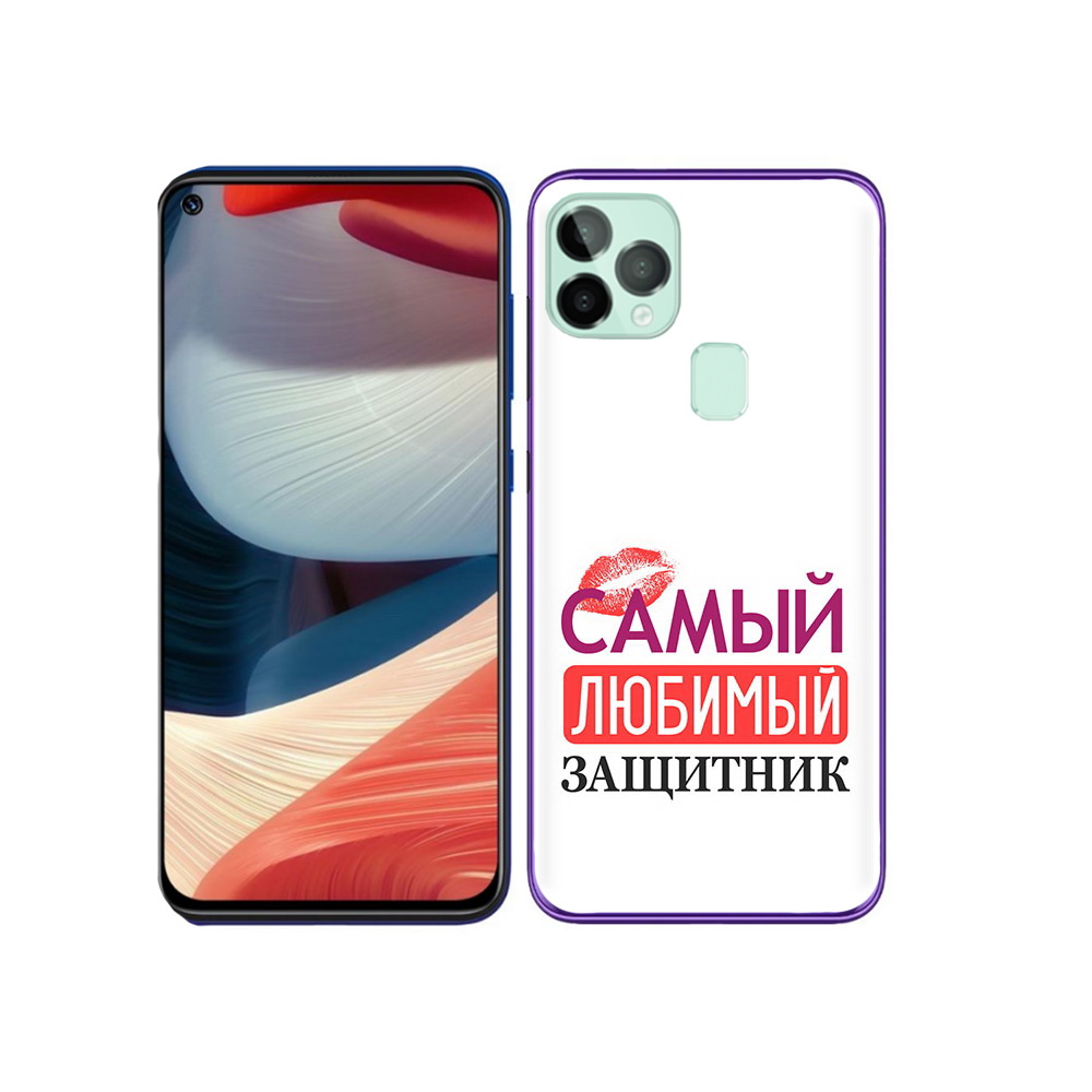 

Чехол MyPads Tocco для Oukitel C22 любимый защитник, Прозрачный, Tocco