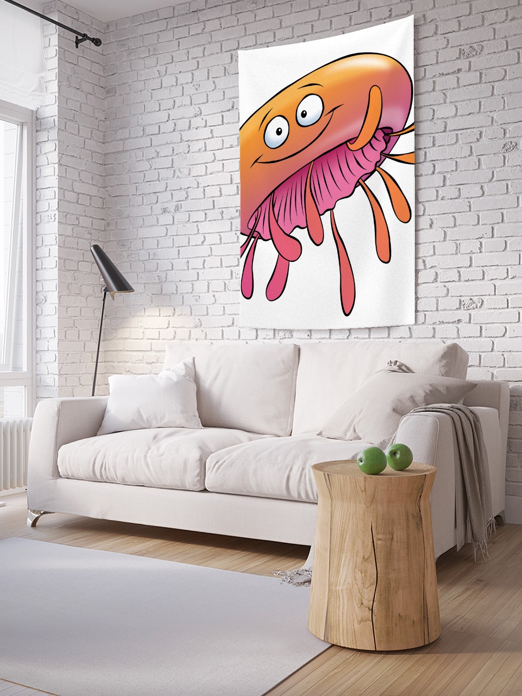 

Вертикальное фотопанно на стену JoyArty Улыбка медузы 150x200 см, Улыбка медузы