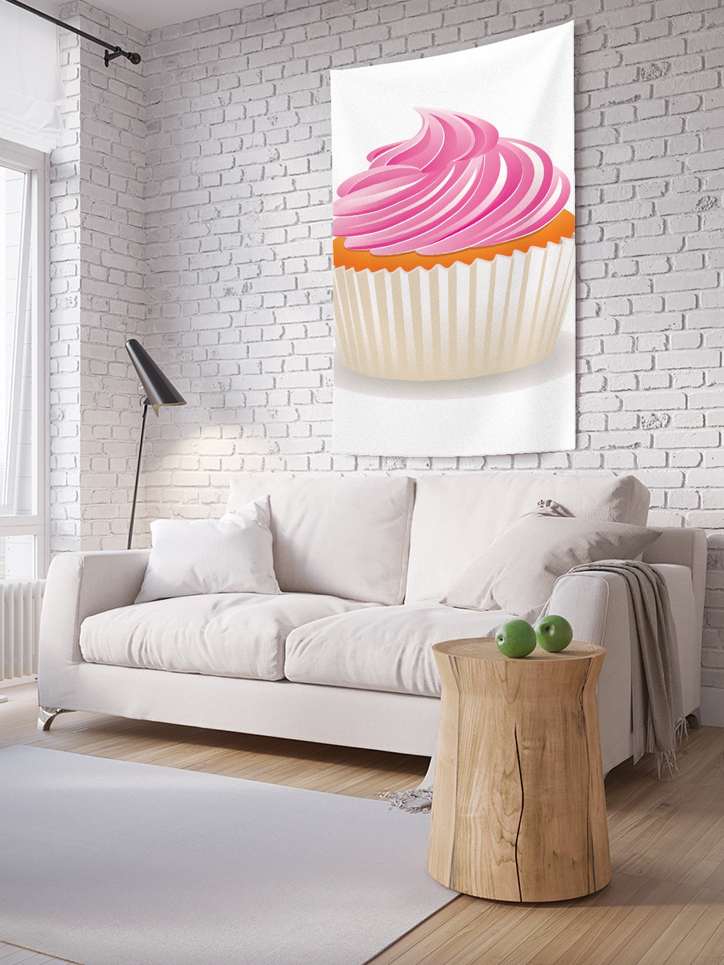 

Вертикальное фотопанно на стену JoyArty Пирожное с кремом 150x200 см, Пирожное с кремом