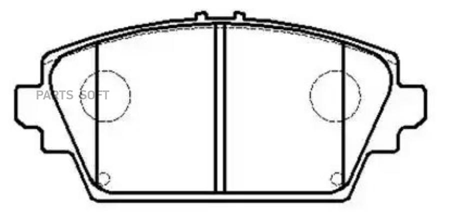 

Колодки Тормозные Дисковые Nissan: Almera Tino(V10) HSB HP9073