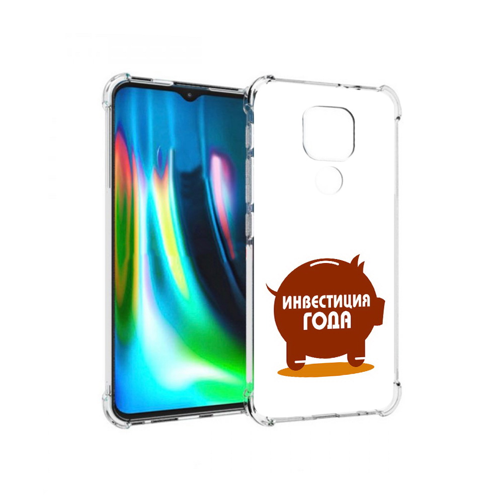 

Чехол MyPads Tocco для Motorola Moto G9 Play инвестиция (PT227081.347.376), Прозрачный, Tocco