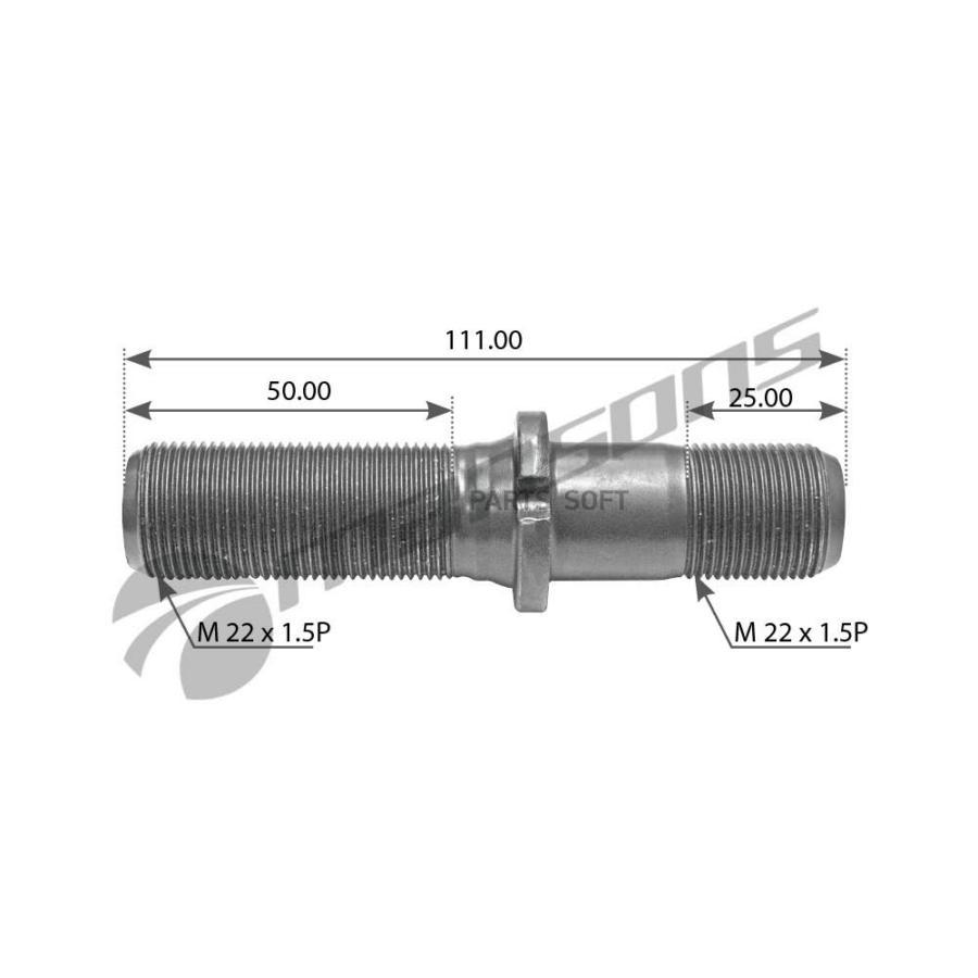 

Шпилька Колесная Комплект 1Шт Mansons 600131