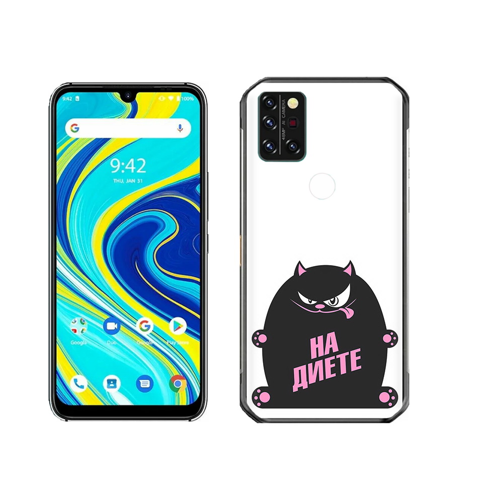 

Чехол MyPads Tocco для Umidigi A7 Pro на диете, Прозрачный, Tocco