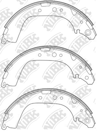 

Комплект тормозных колодок NiBK FN2280