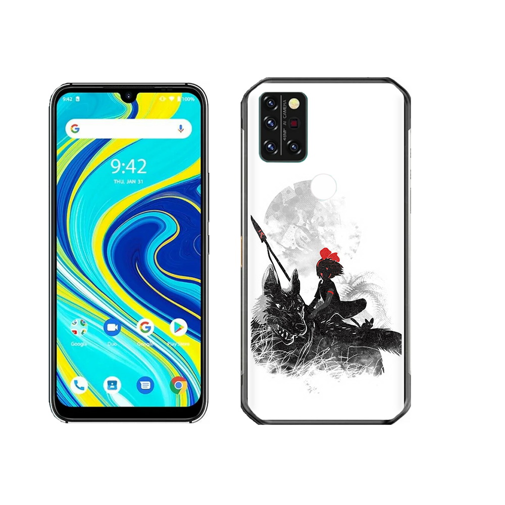 

Чехол MyPads Tocco для Umidigi A7 Pro мононоке, Прозрачный, Tocco