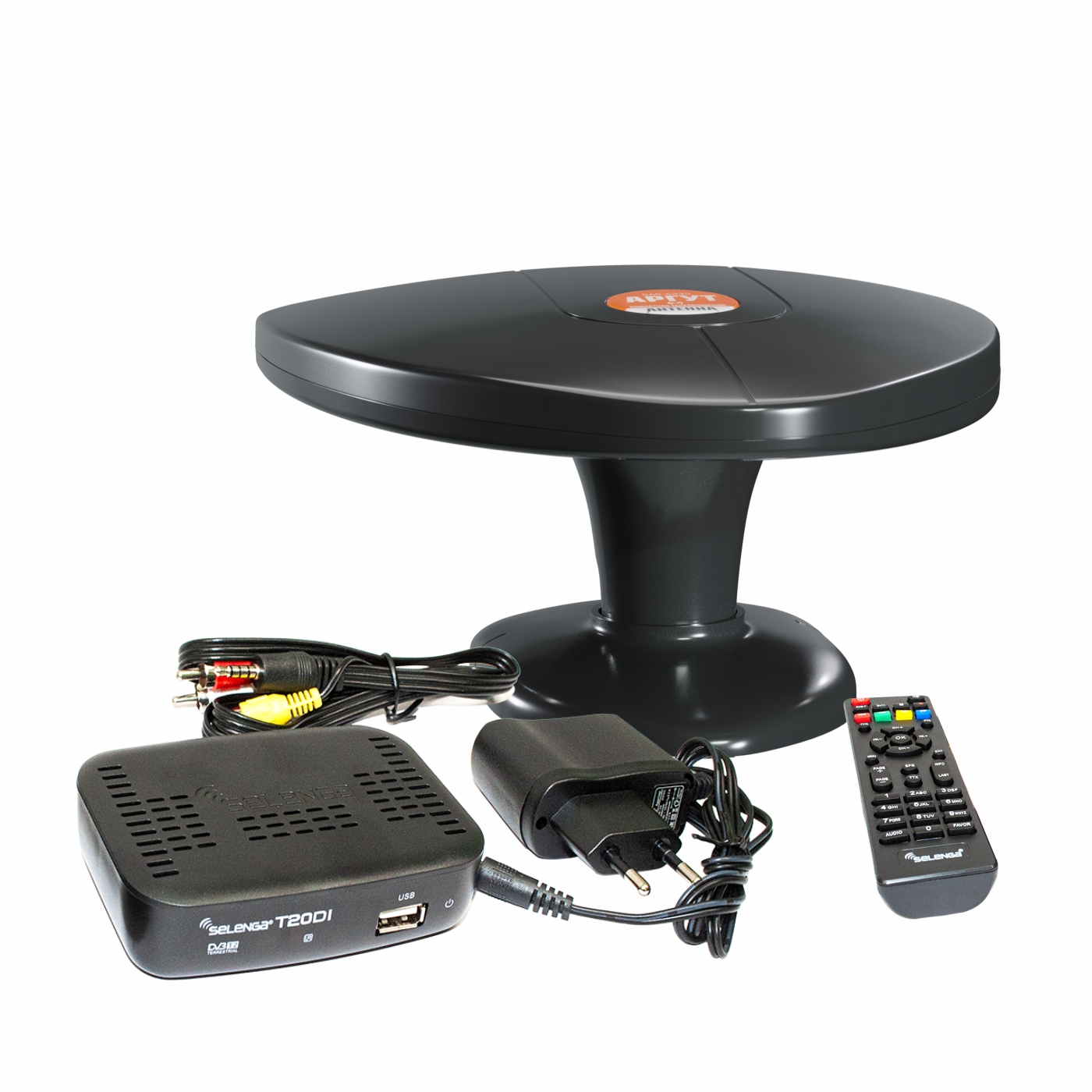 Антенна телевизионная РЭМО BAS-5176 Комплект DVB-T2 с комнатной антенной