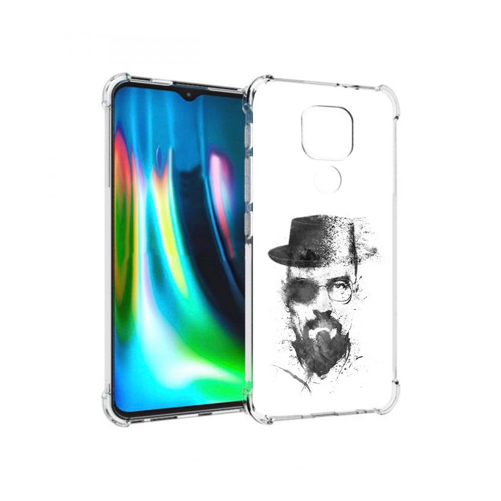 

Чехол MyPads Tocco для Motorola Moto G9 Play загадочный человек (PT227081.347.347), Прозрачный, Tocco