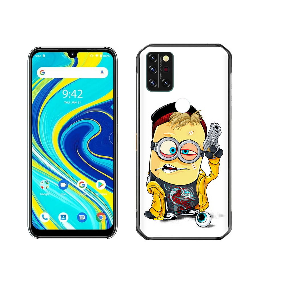 

Чехол MyPads Tocco для Umidigi A7 Pro миньон бандит, Прозрачный, Tocco