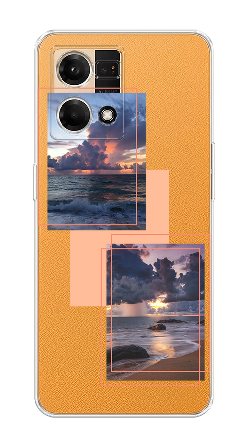 

Чехол на Oppo Reno 7 4G/8 4G "Sky collage", Розовый;прозрачный;синий, 2511250-1