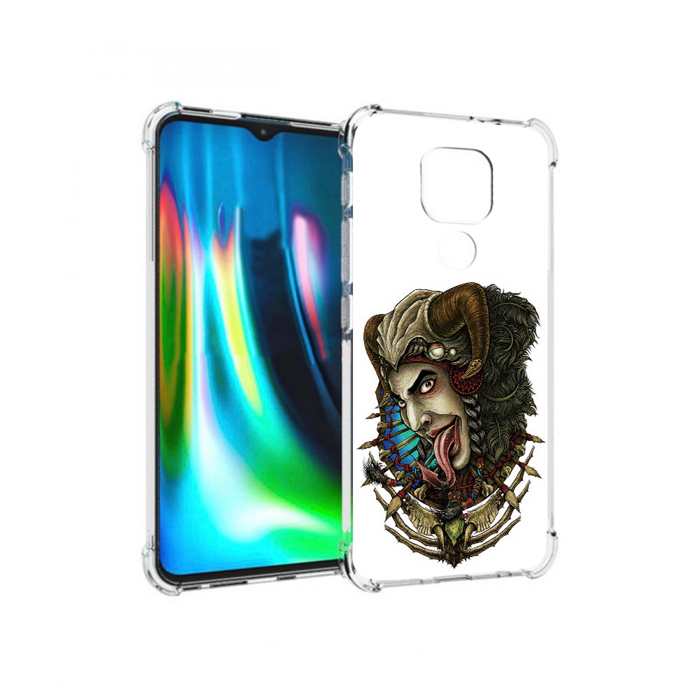 

Чехол MyPads Tocco для Motorola Moto G9 Play длинный язык (PT227081.347.330), Прозрачный, Tocco