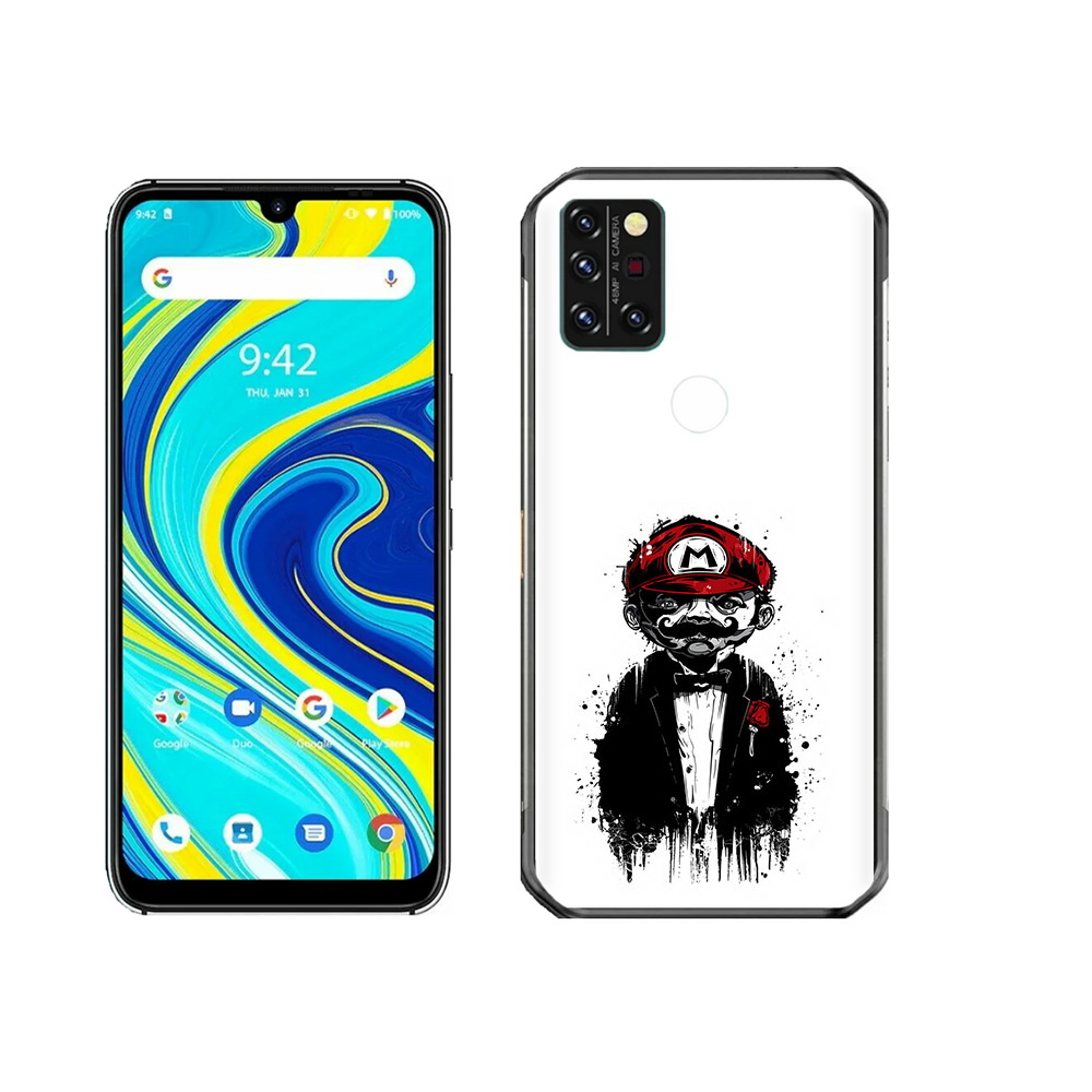 

Чехол MyPads Tocco для Umidigi A7 Pro марио, Прозрачный, Tocco