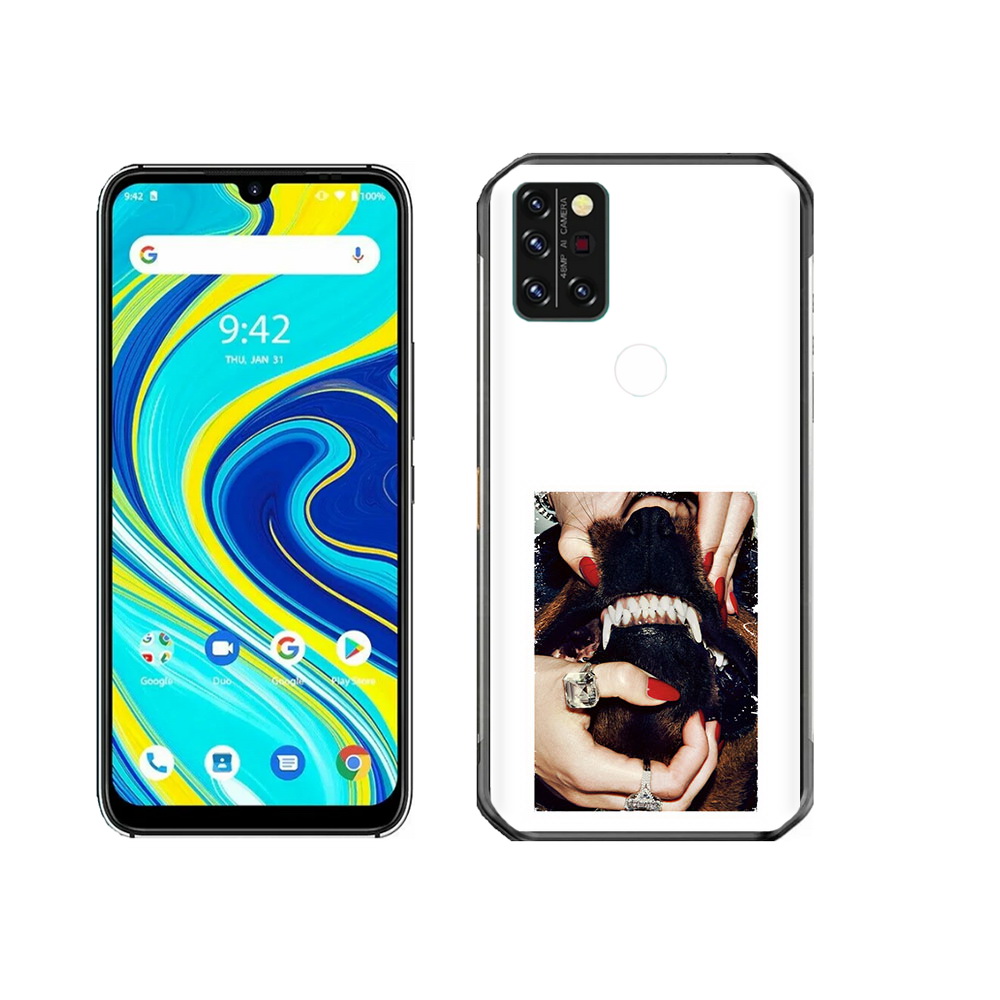 

Чехол MyPads Tocco для Umidigi A7 Pro маникюр, Прозрачный, Tocco
