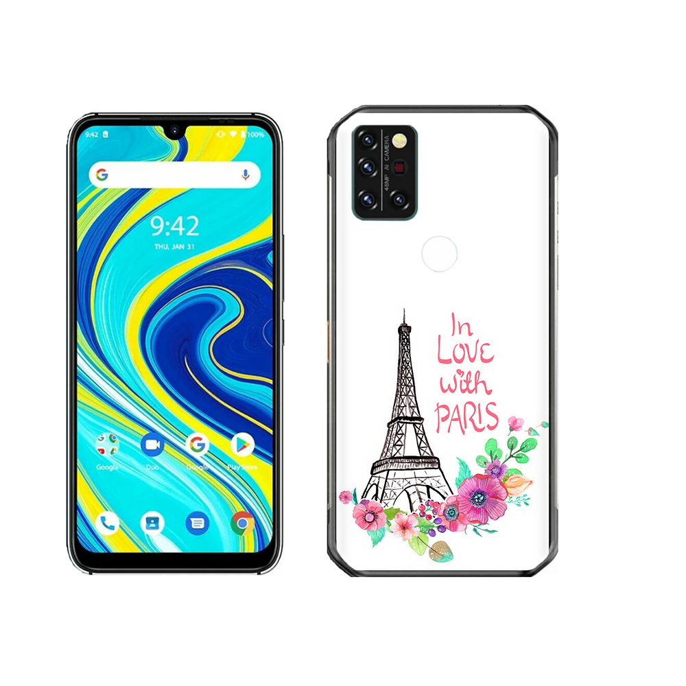 

Чехол MyPads Tocco для Umidigi A7 Pro любимый париж, Прозрачный, Tocco