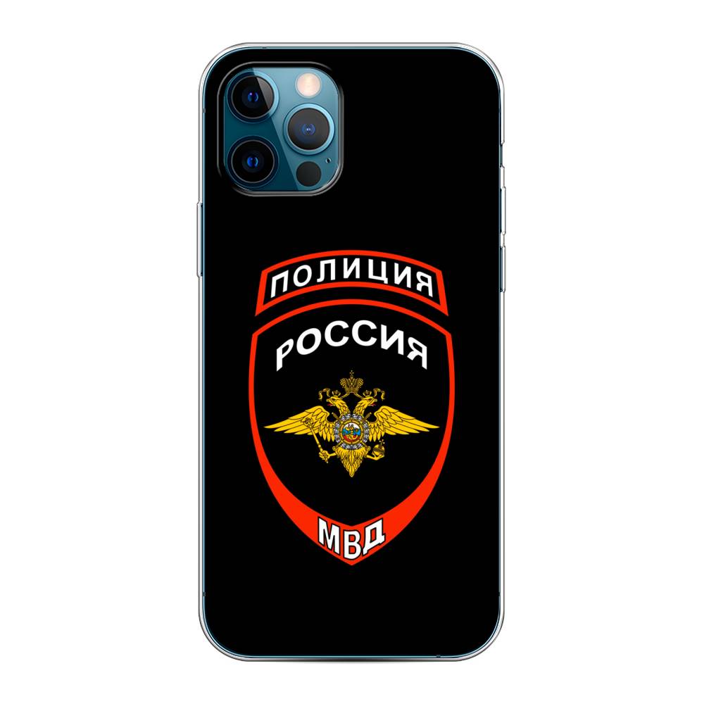 фото Силиконовый чехол "полиция шеврон" на apple iphone 12 pro awog