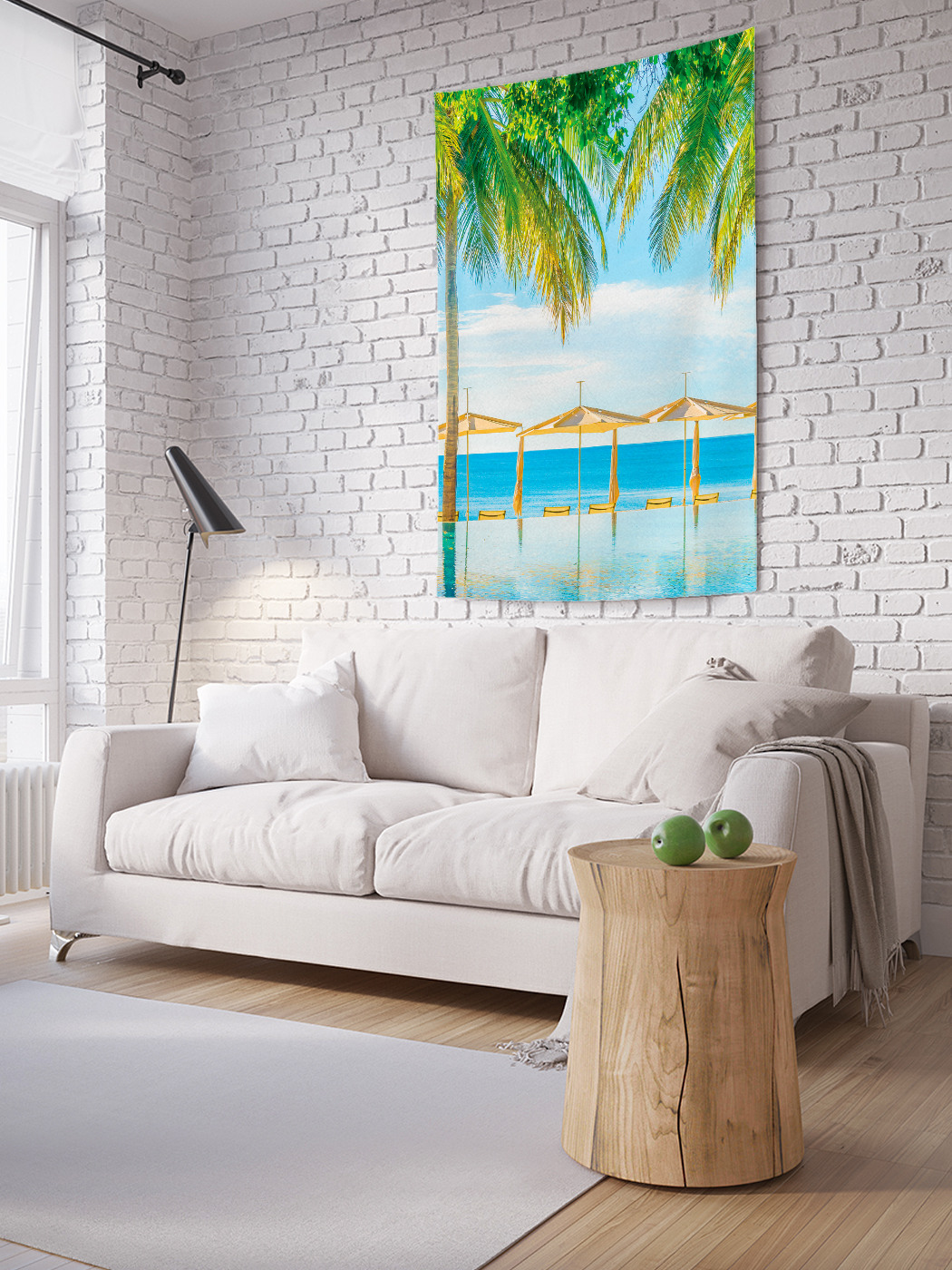 

Вертикальное фотопанно на стену JoyArty Пляжный комфорт 150x200 см, Пляжный комфорт