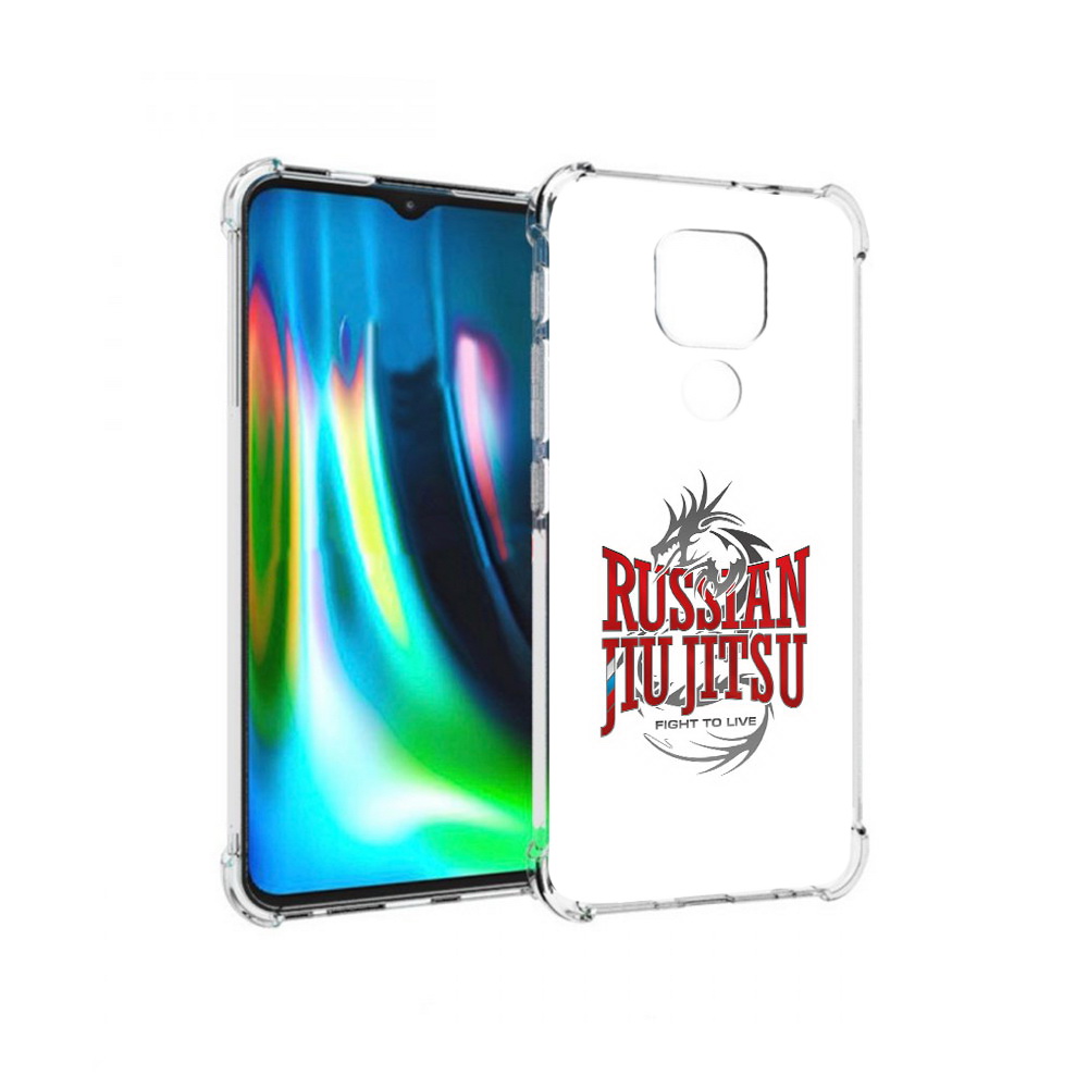 

Чехол MyPads Tocco для Motorola Moto G9 Play джиу джитсу (PT227081.347.321), Прозрачный, Tocco