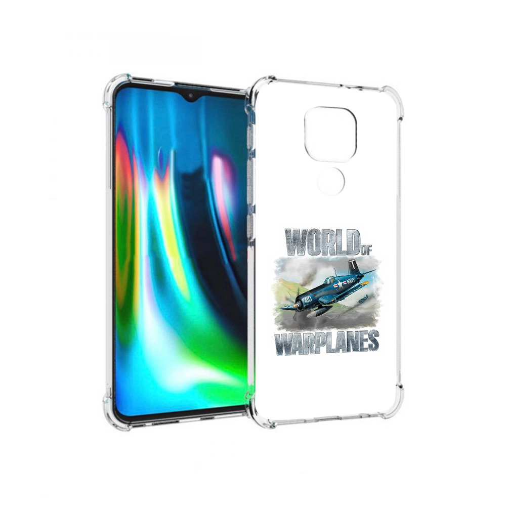 

Чехол MyPads Tocco для Motorola Moto G9 Play Боевой самолет (PT227081.347.32), Прозрачный, Tocco