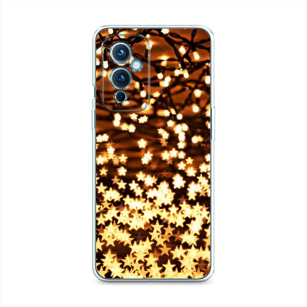 

Чехол на OnePlus 9 LE2110 "Новогодняя гирлянда", Золотистый, 152750-5