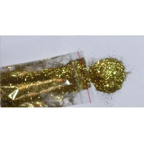 фото Добавка декоративная silk plaster блестки золото точка 0,01кг