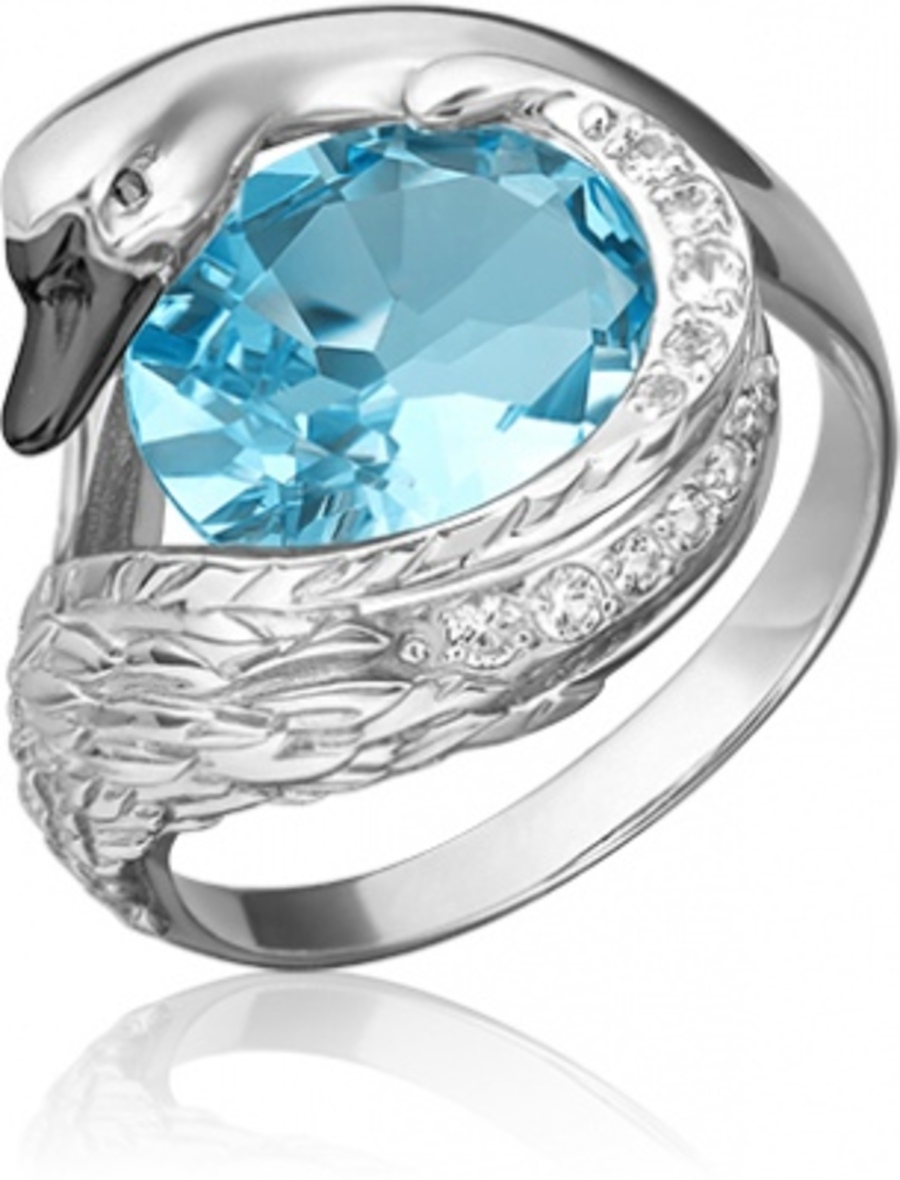 

Кольцо из золота р. 18 PLATINA jewelry 01-5464-00-201-1120-46, топаз, 01-5464-00-201-1120-46