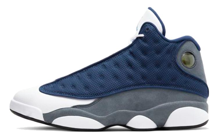 

Кроссовки унисекс Jordan Air Jordan 13 retro flint grey синие 44.5 EU, Синий, Air Jordan 13 retro flint grey