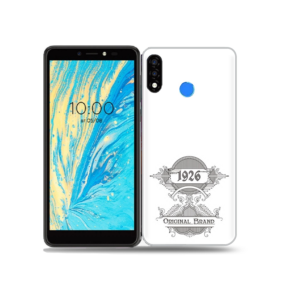

Чехол MyPads Tocco для BQ 5740G Spring логотип черно белый, Прозрачный, Tocco