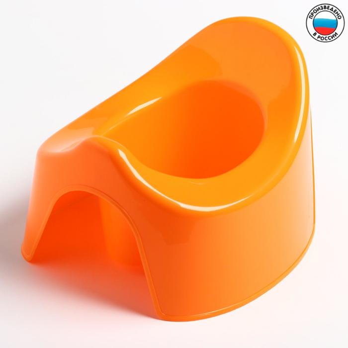 

Горшок детский, цвет оранжевый