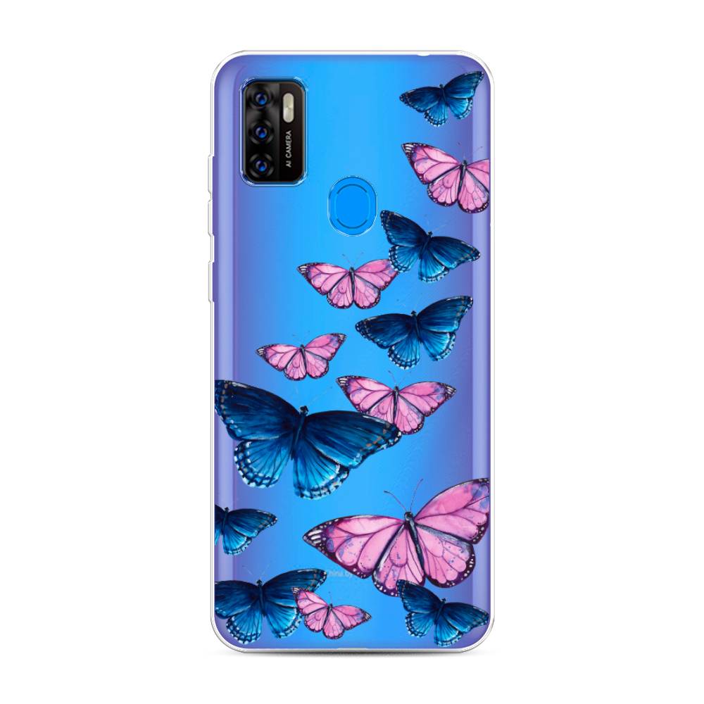 

Чехол Awog на ZTE Blade A7s 2020 / ЗТЕ Блэйд A7s 2020 "Полет бабочек", Разноцветный, 133950-2