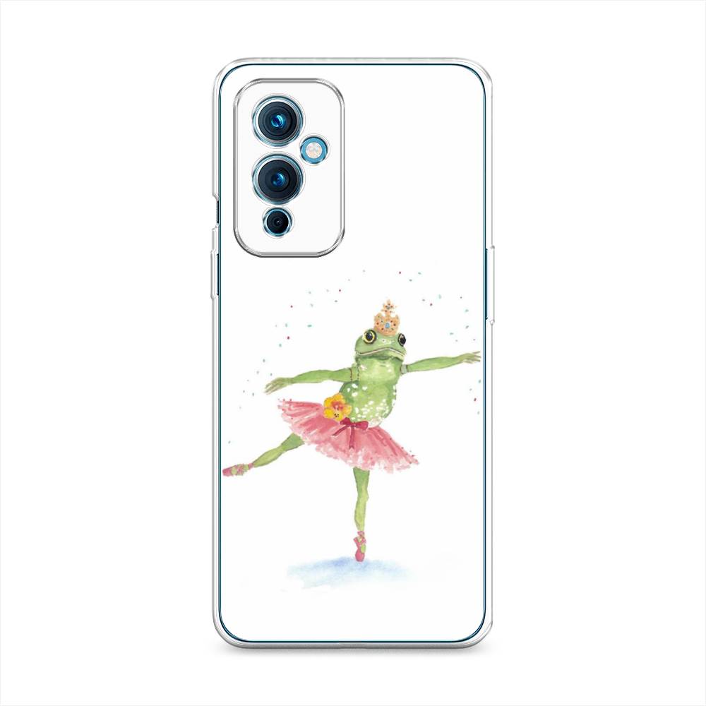 

Чехол на OnePlus 9 LE2110 "Лягушка-балерина", Зеленый, 152750-4