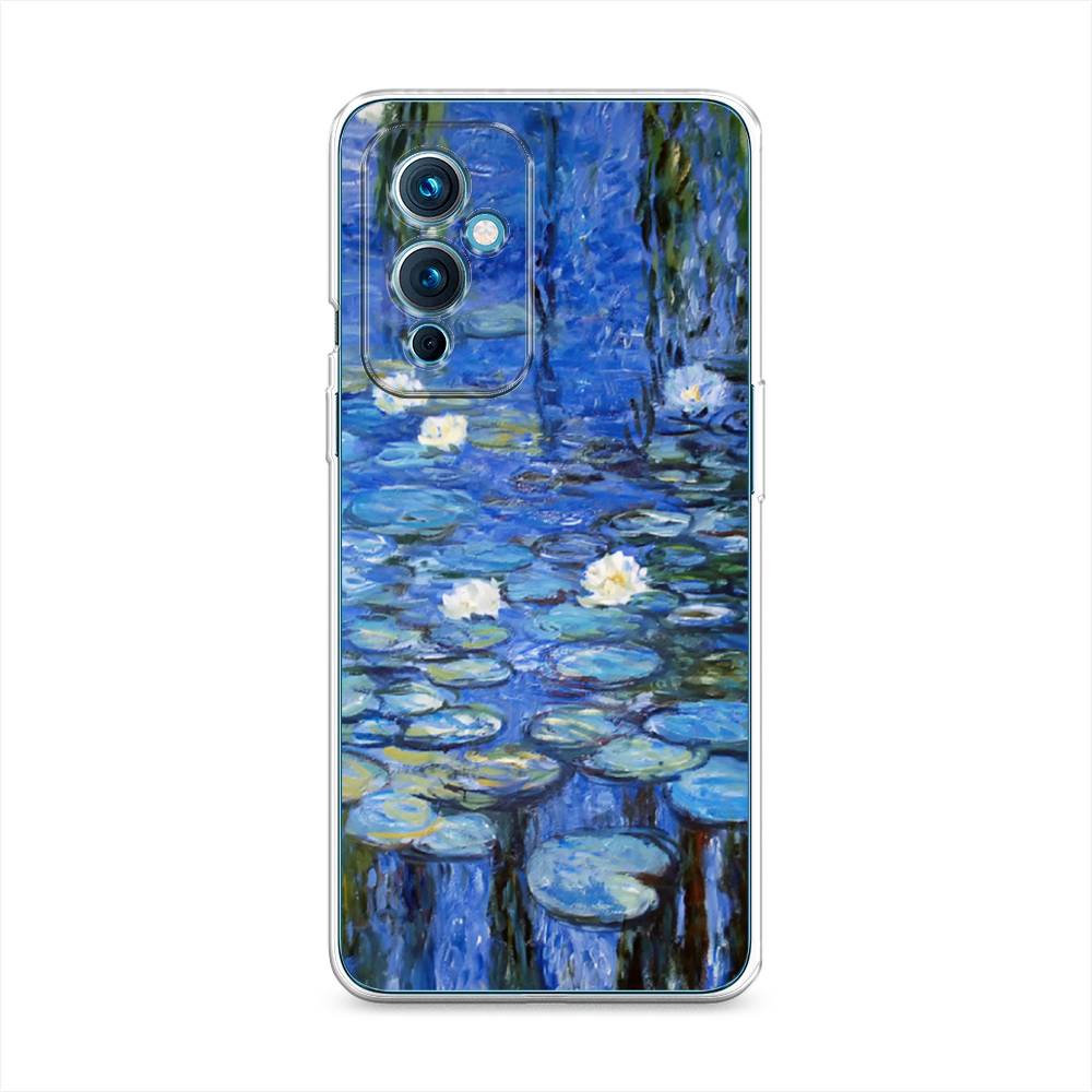 

Чехол на OnePlus 9 LE2110 "Нарисованный пруд", Синий;зеленый, 152750-4