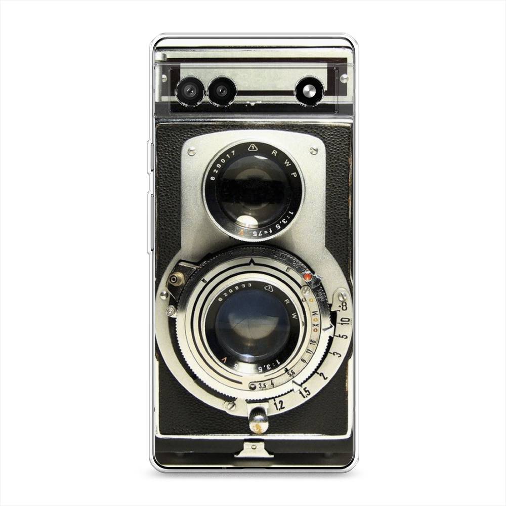 фото Чехол для google pixel 6a "старинный фотоаппарат" case place