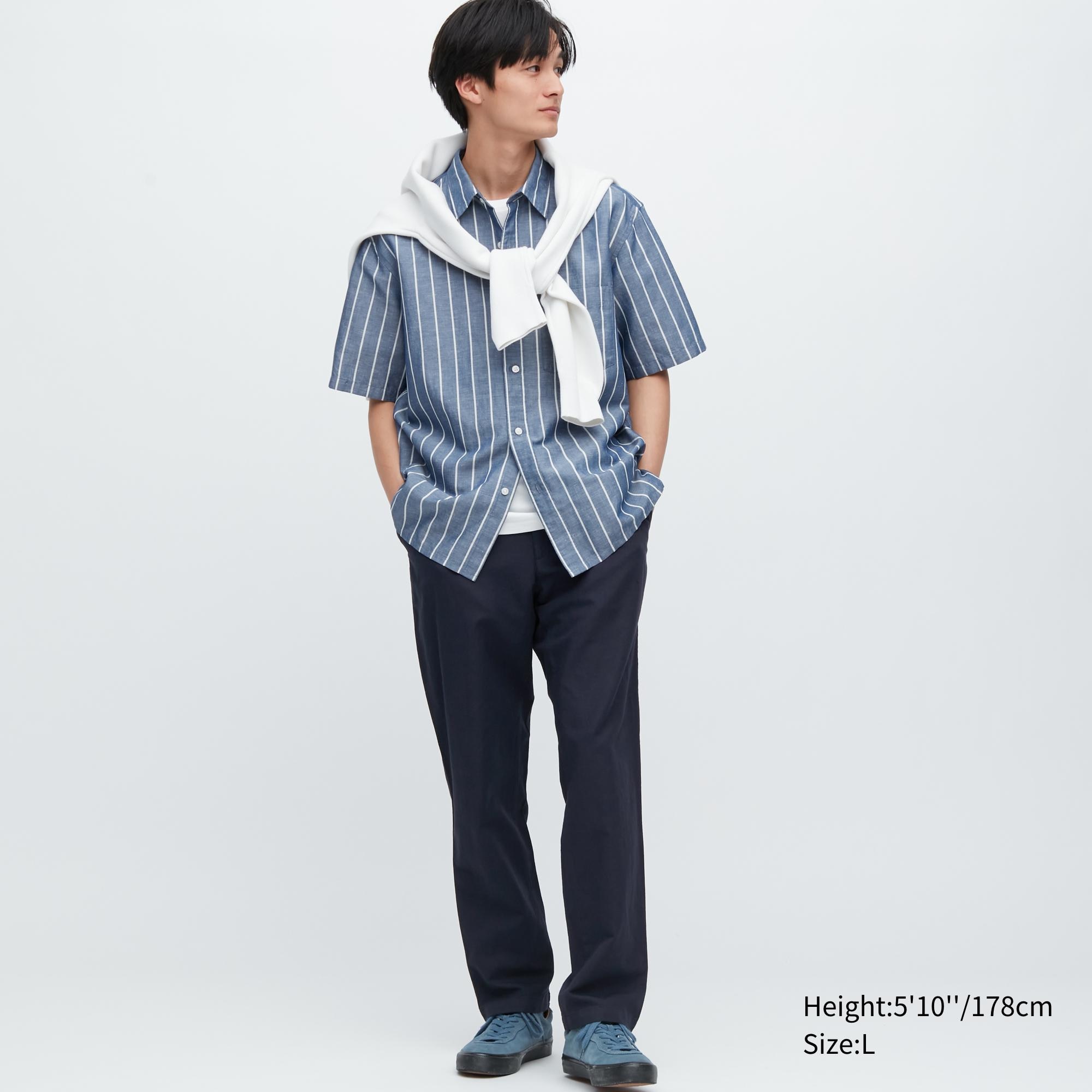 

Брюки мужские UNIQLO 455497COL69 синие S (доставка из-за рубежа), Синий, 455497COL69