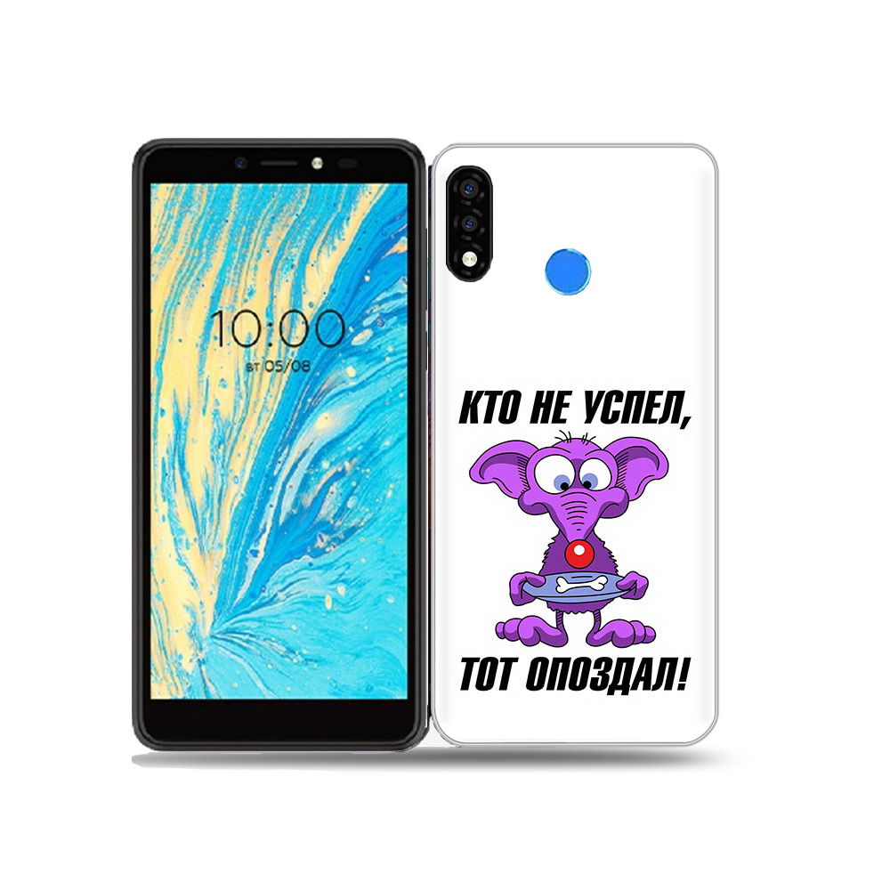 

Чехол MyPads Tocco для BQ 5740G Spring кто не успел тот опоздал, Прозрачный, Tocco